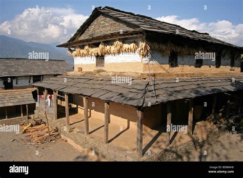 Traditional Village Life in Hokse, Nepal .